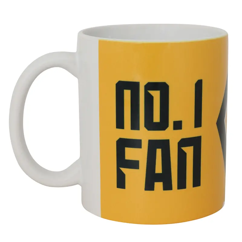 Wolverhampton Wanderers Store | Shop Official Number One Fan Mug Wolves Gear